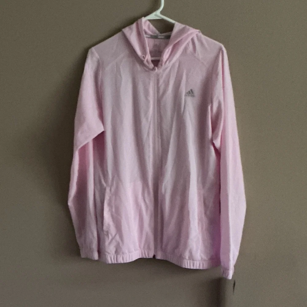 NWT Adidas Soft Pink Golf Jacket - Picture 1 of 6